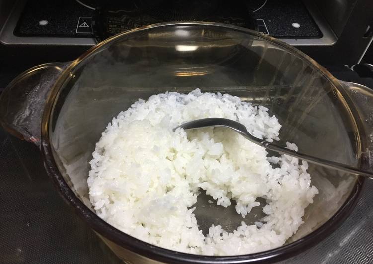 Steps to Make Super Quick Homemade Japanese white rice standard
