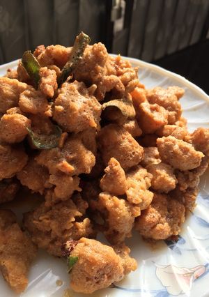 Foto resep Salted Egg Chicken (Ayam Saus Telur Asin)
