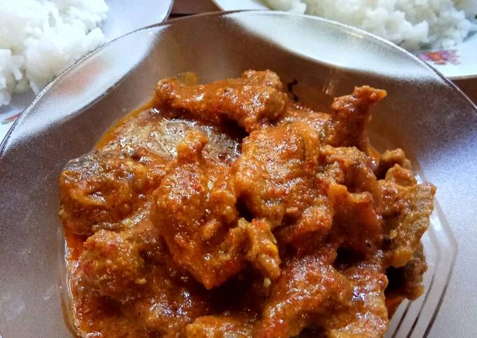 Bagaimana Menyiapkan Rendang daging sapi simple Anti Gagal