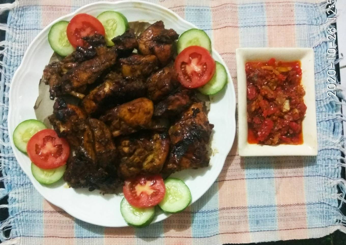 Ayam bakar sambal petir ala2 bunbun