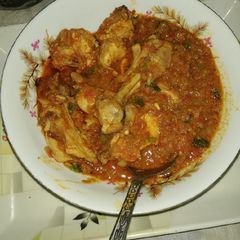 A picture of Chicken Kadhai..
