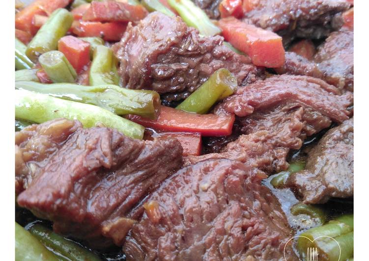 Steps to Prepare Speedy Beef Stew