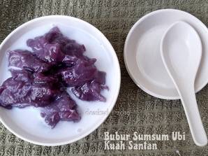 Bubur Sumsum Ubi Kuah Santan