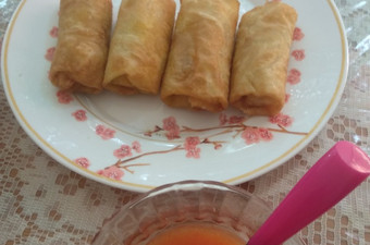 Resep Lumpia rebung wortel telor Anti Gagal