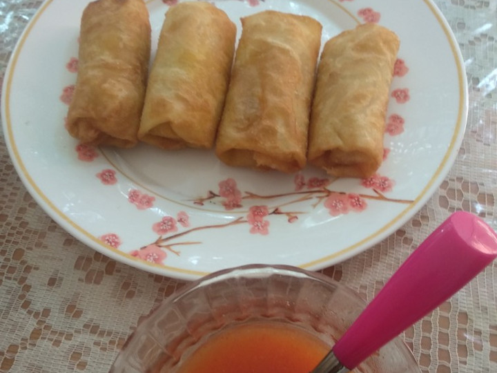 Resep Lumpia rebung wortel telor Anti Gagal