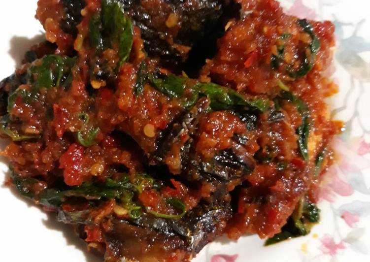 Resep Ikan tuna asap sambal bajak, Sempurna