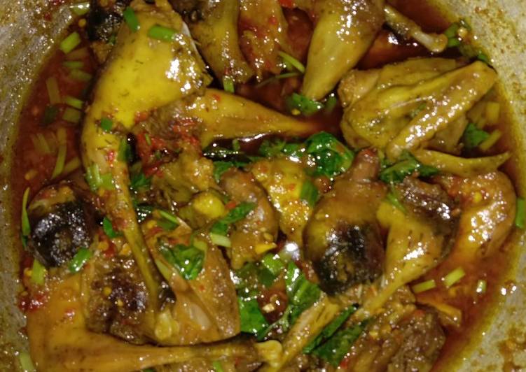 Resep Makanan Enak Rica Rica Burung Kruwok