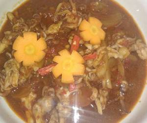 Mudahnya Menyajikan Cumi kecap pedas special Enak Bergizi