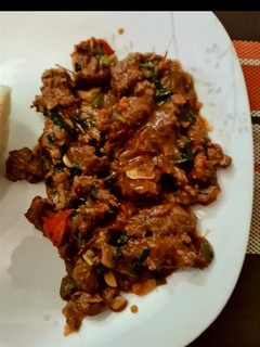 A picture of Spicy appetizing homemade #beef😍.