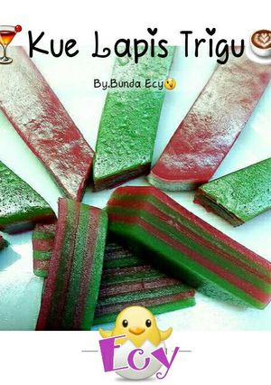 Foto resep Kue Lapis Trigu & TapiokaBunda Ecy