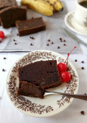 Foto resep Banana Chocolate Cake