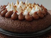 Una foto de merengues para brownie