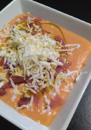 Una foto de Salmorejo cordobés en Tmx