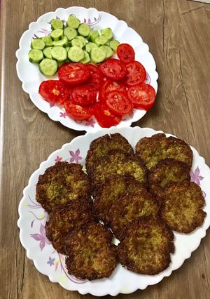 عکسی از دستور کتلت گوشت و سیب زمینی