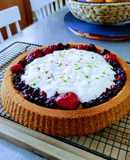 Pastel de lima y yogurt
