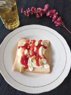 Foto resep Sandwich telur rebus (menu diet)