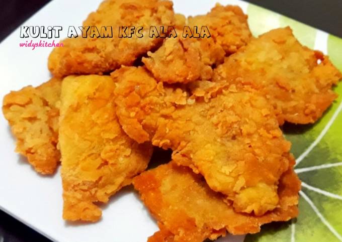 Resep Kulit Ayam KFC Ala Ala / KW oleh Widy's Kitchen - Cookpad