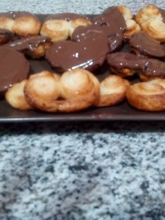 Una foto de Palmeritas de chocolate
