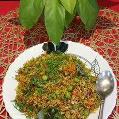 A picture of Healthy Morning Breakfast Millets Flakes Poha.