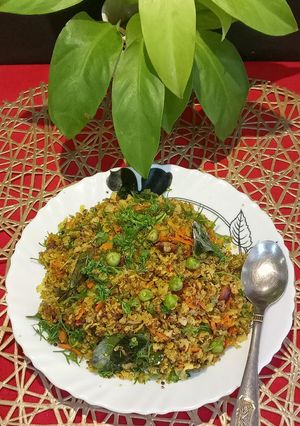 A picture of Healthy Morning Breakfast Millets Flakes Poha.