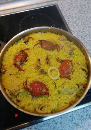 Una foto de Arroz con pollo al estilo del abuelo