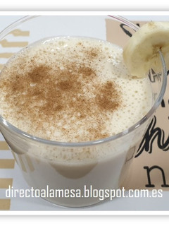 Una foto de Batido de plátano