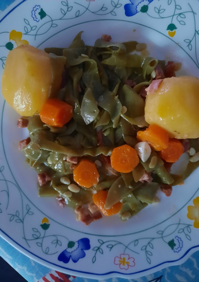 Una foto de Judías verdes con Jamón