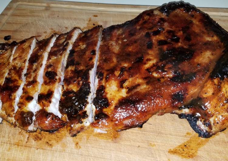 Easiest Way to Prepare Homemade Dr pepper pork ribs