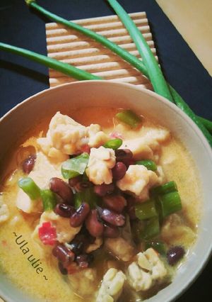 Foto resep Tahu tempe kacang merah masak santan