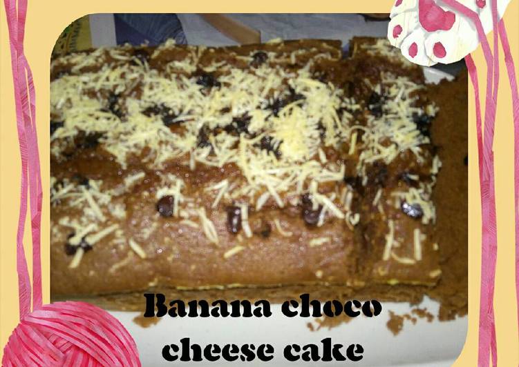 Cake pisang barangan coklat keju