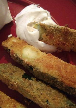A picture of Crunchy Zucchini Fries.