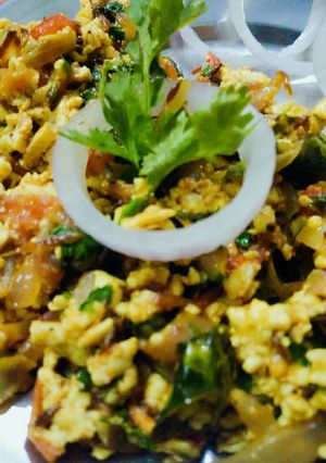 A picture of Paneer Bhurji.