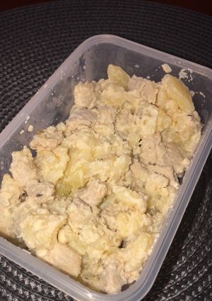 🥔Fitt tejszínes krumpli🍗 recept fotója