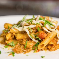 A picture of Pasta with ground beef |  One-Pot Pasta.