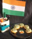 Tricolour dhokla🧡🤍💚