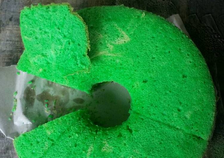 Cara Buat Bolu pandan panggang ekonomis