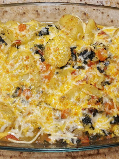 Una foto de Gratinado de verduras