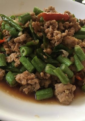 รูปของ ผัดกระเพราหมูสับ