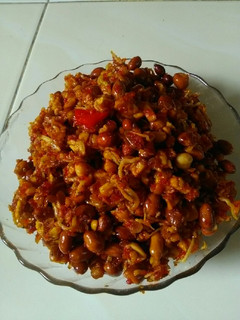 Foto resep Sambel teri kacang tempe