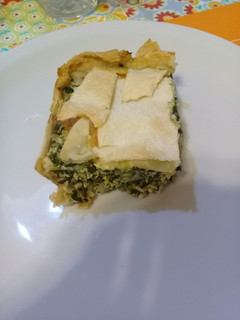 Una foto de Tarta de espinaca y pollo