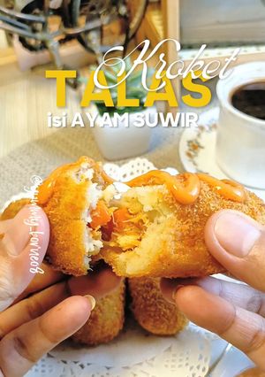 Foto resep Kroket Talas isi Ayam suwir