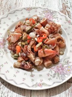 Foto resep Cumi Asin Sambal Matah