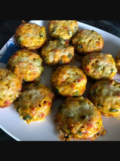 Una foto de Muffins de verduras 💚
