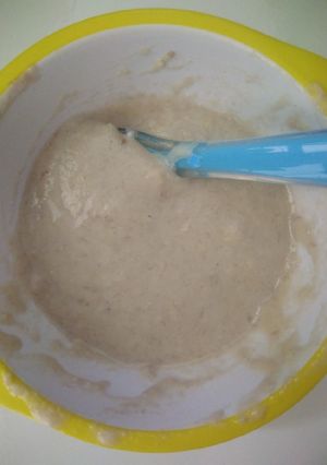 Foto resep Cemilan MPASI bayi 7 bulan : pisang biskuit susu