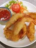กุ้งชุปแป้งทอด