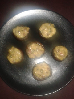 Una foto de Champiñones rellenos