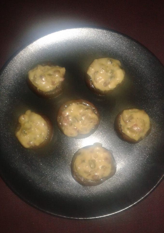 Una foto de Champiñones rellenos