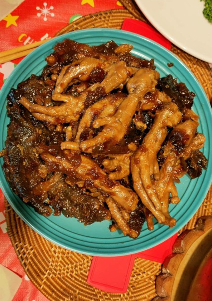 一鍋到底~~快速版獨家雞腳凍(壓力鍋做法) 的食譜成品照片