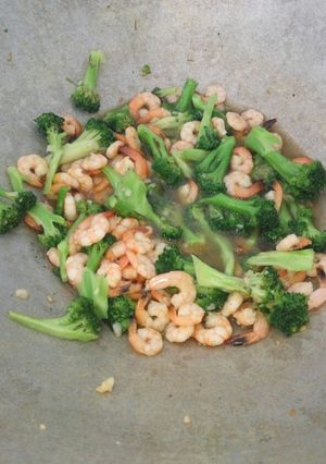 Foto resep Brokoli cah Udang