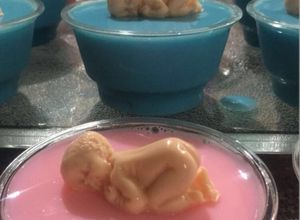 Una foto de Gelatina para baby shower